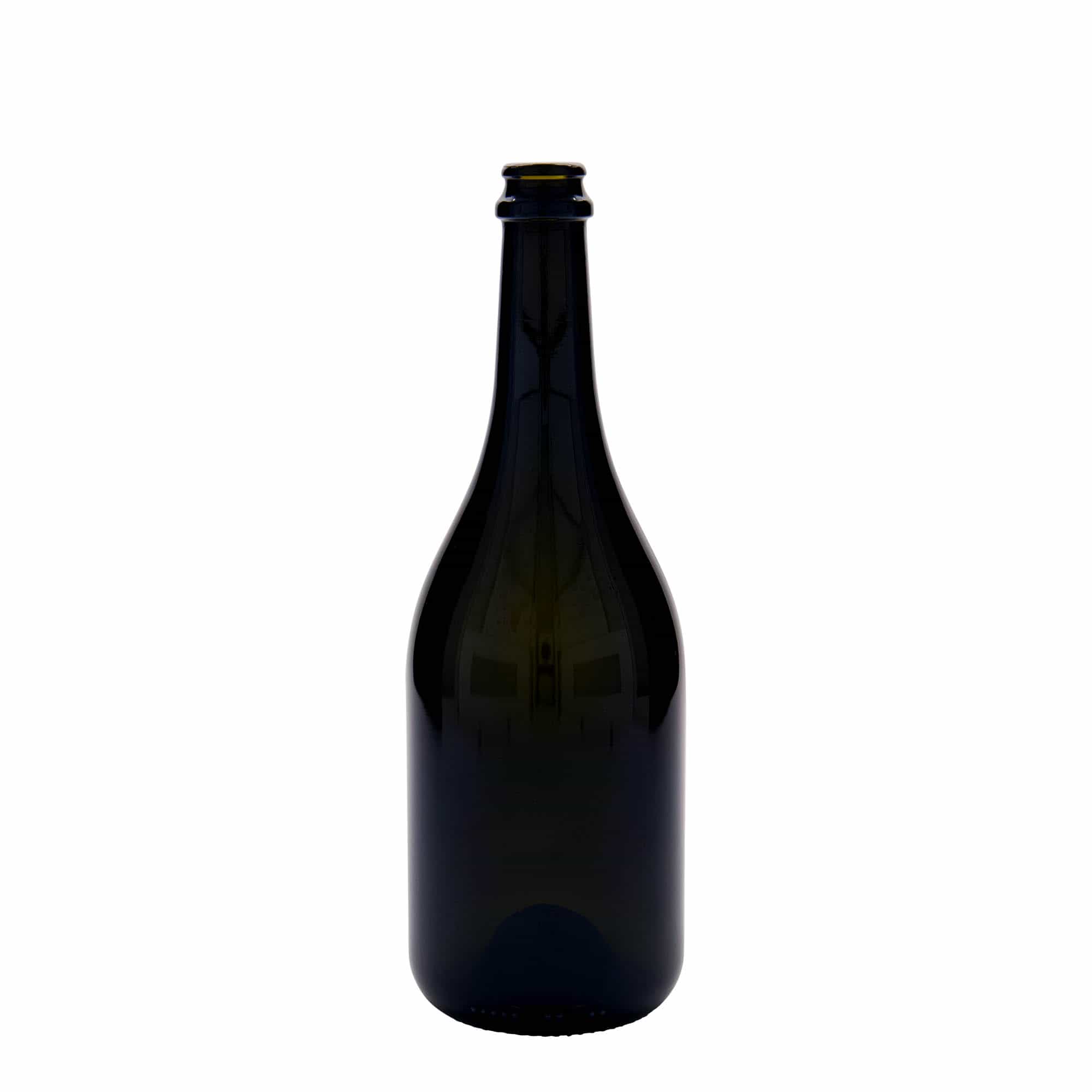 750 ml alus pudele 'Horta', stikls, antīkzaļš, atvere: kronīte 750 ml alus pudele 'Horta', stikls, antīkzaļš, atvere: kronīte