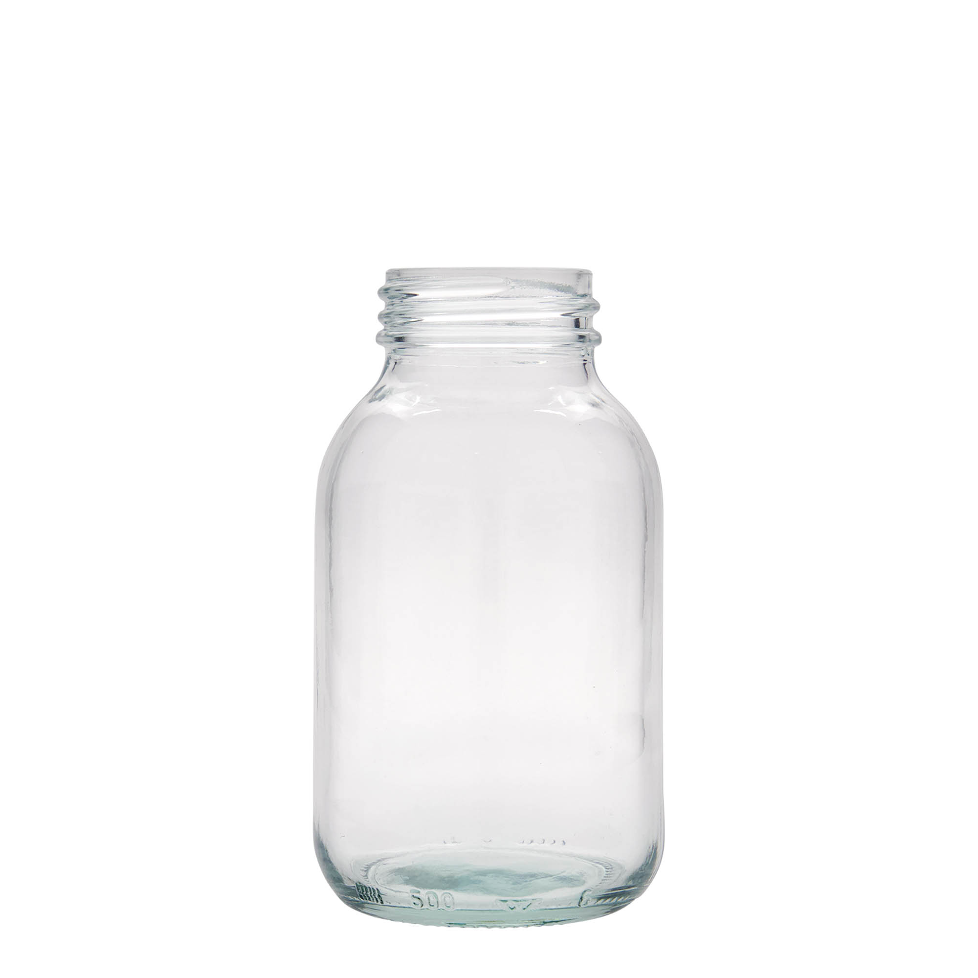 500 ml plata kakla burka, atvere: DIN 55 500 ml plata kakla burka, atvere: DIN 55