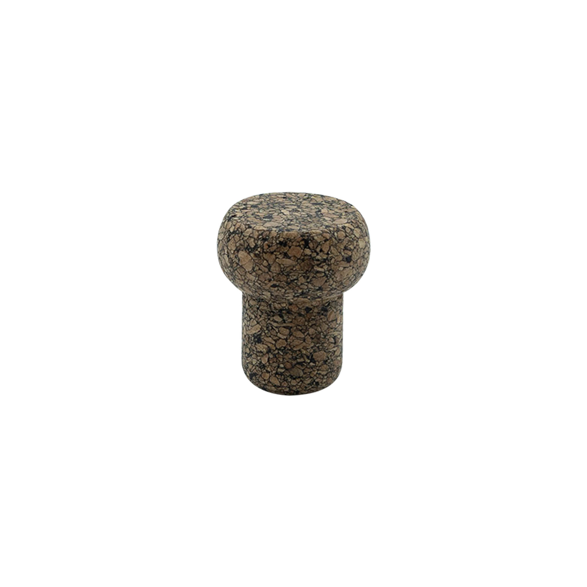Roktura korķis 'Barrel' 19,5 mm, Corkcoal, mutes daļai: korķis
