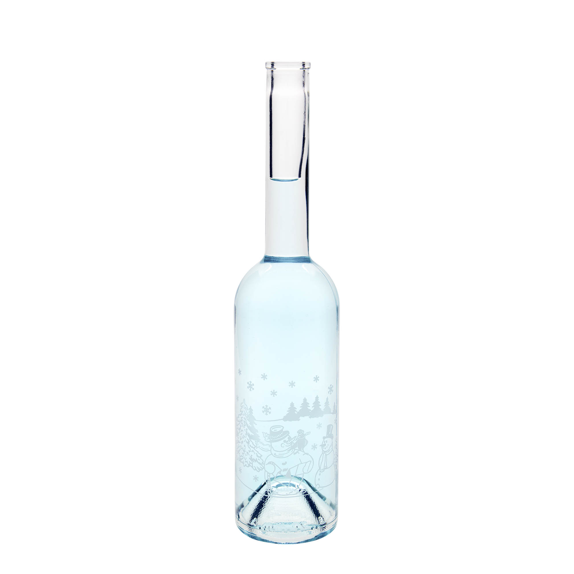 500 ml stikla pudele 'Opera', motīvs: sniegavīra pudele, atvere: korķis