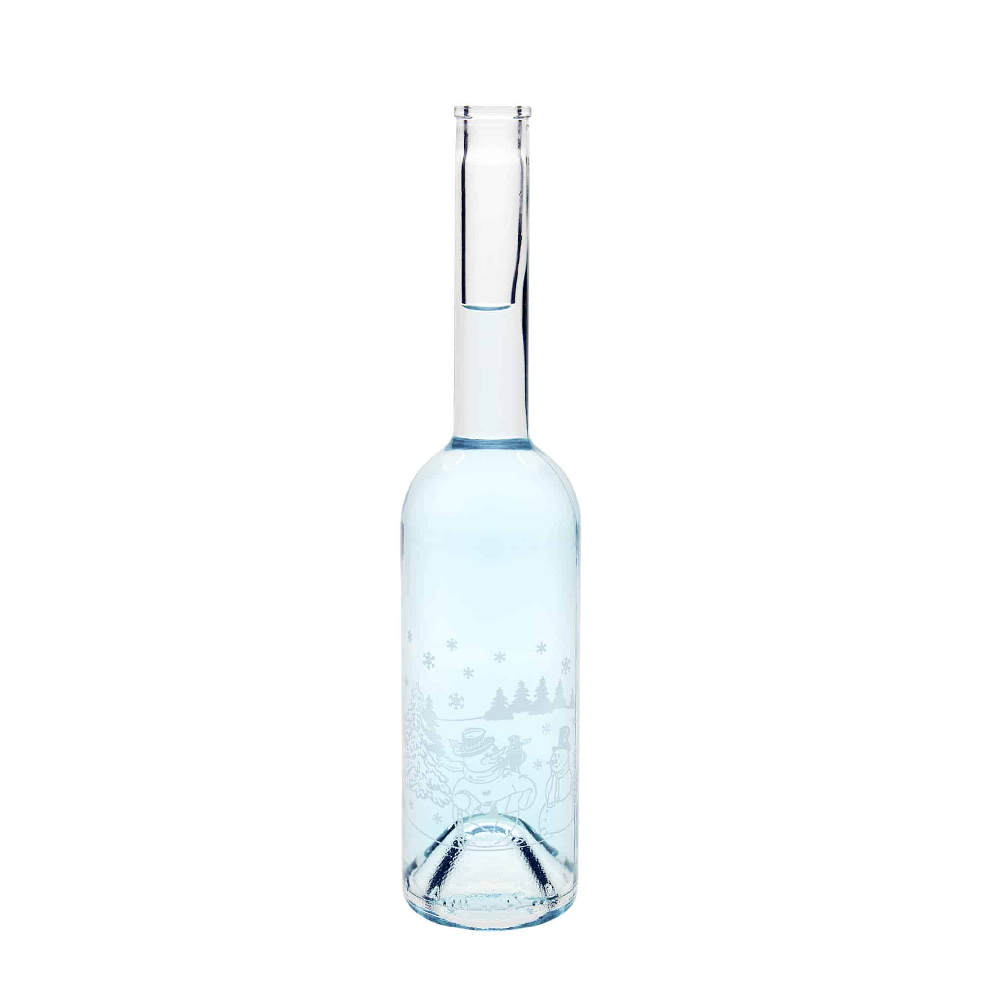 500 ml stikla pudele 'Opera', motīvs: sniegavīra pudele, atvere: korķis 500 ml stikla pudele 'Opera', motīvs: sniegavīra pudele, atvere: korķis